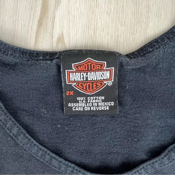 Harley Davidson Y2K 2003 Milwaukee Legends Roar Mens Muscle Tee Tank 2XL - Picture 3 of 9